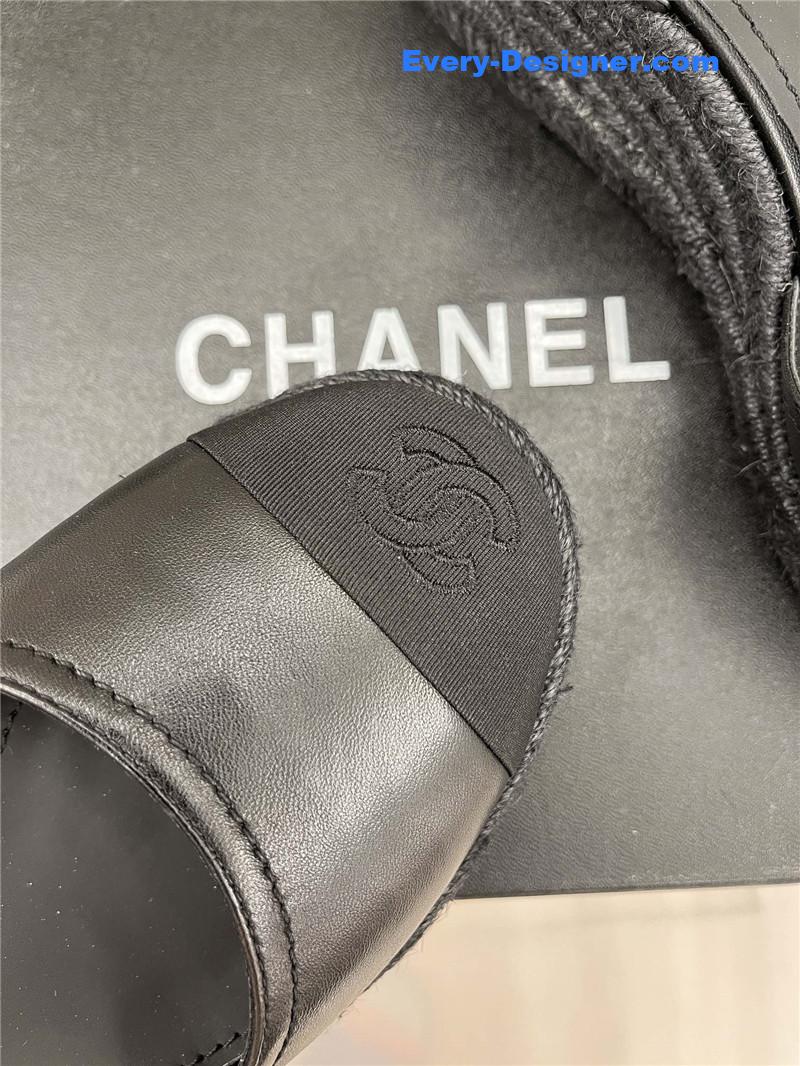 CC wedge platform sandals