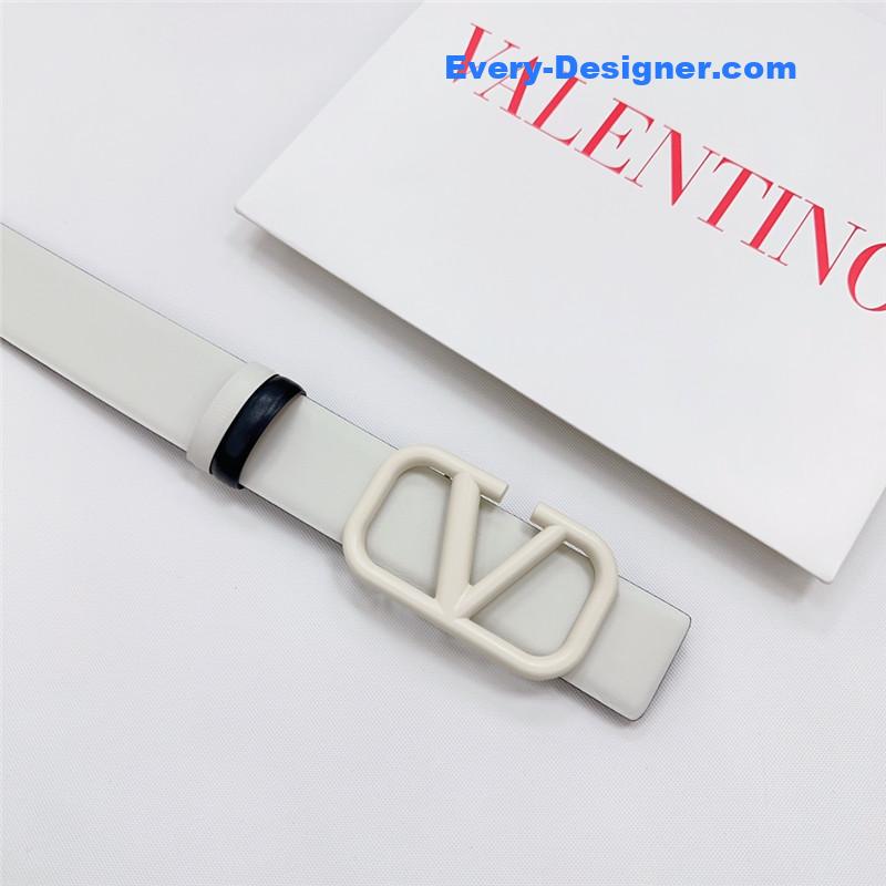 Va1e*ntin0 new double-sided top layer cowhide belt