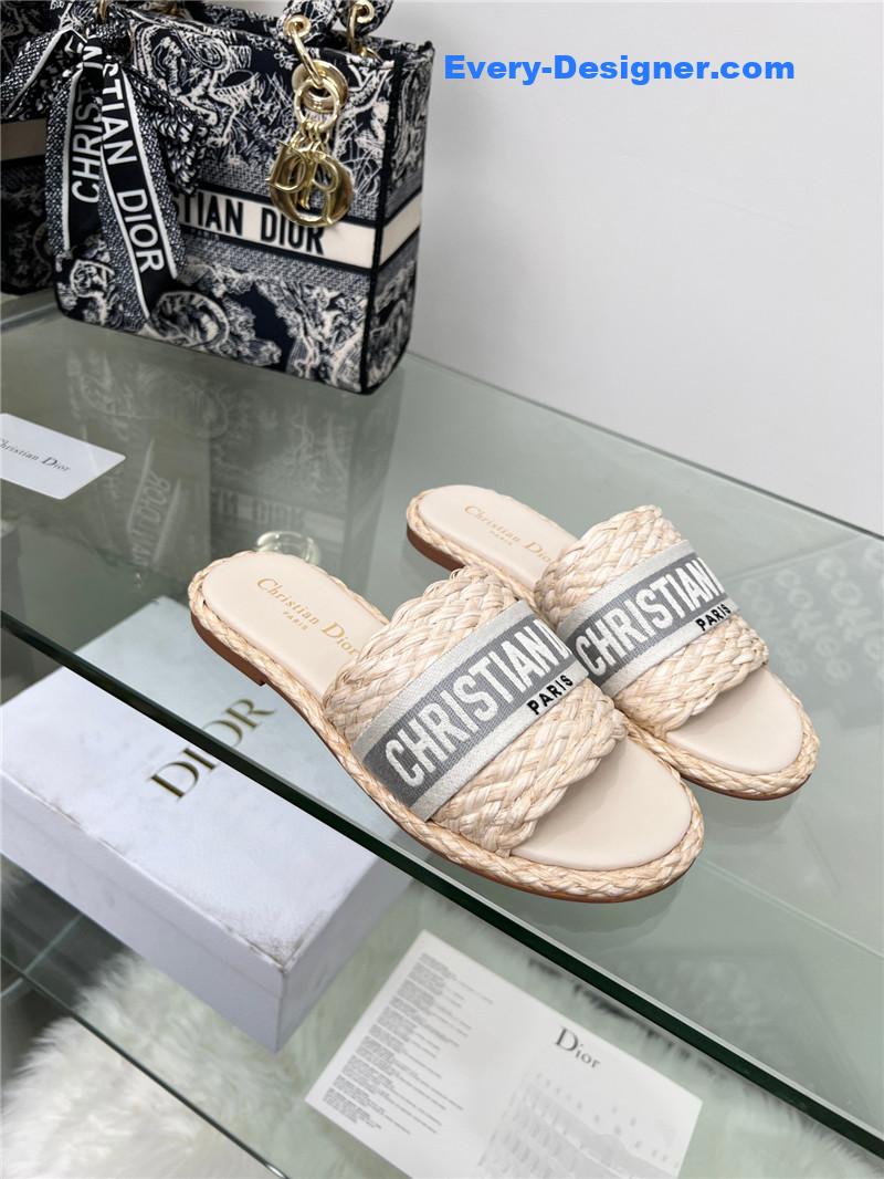 dior catwalk new slippers