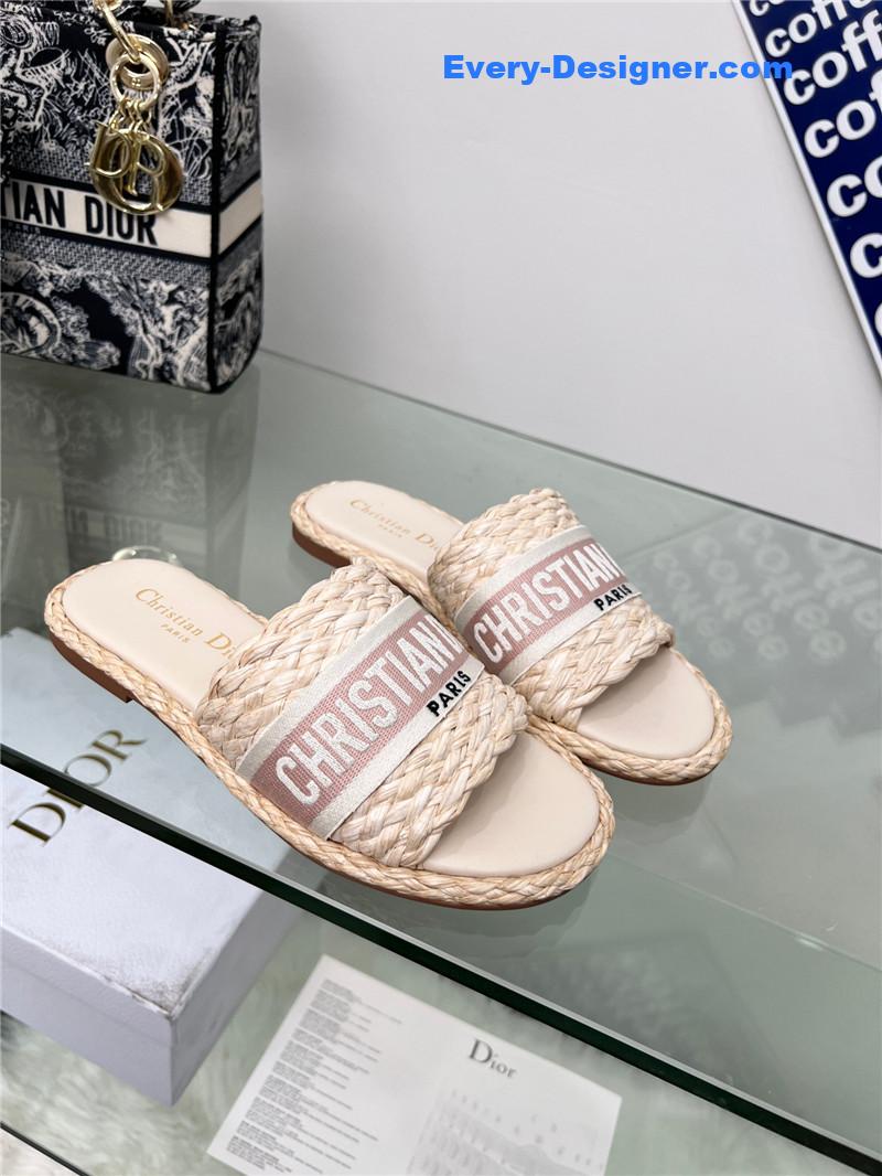 dior catwalk new slippers
