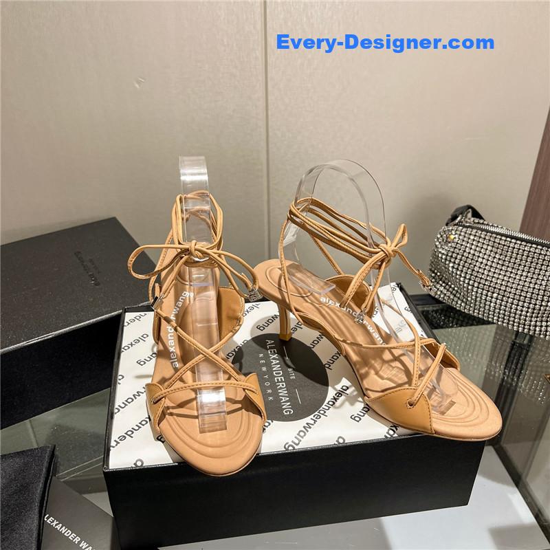 A1exa*der wang metal rhinestone buckle sandals