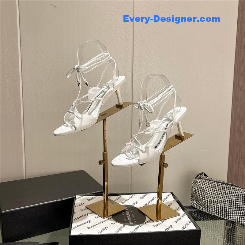 A1exa*der wang metal rhinestone buckle sandals