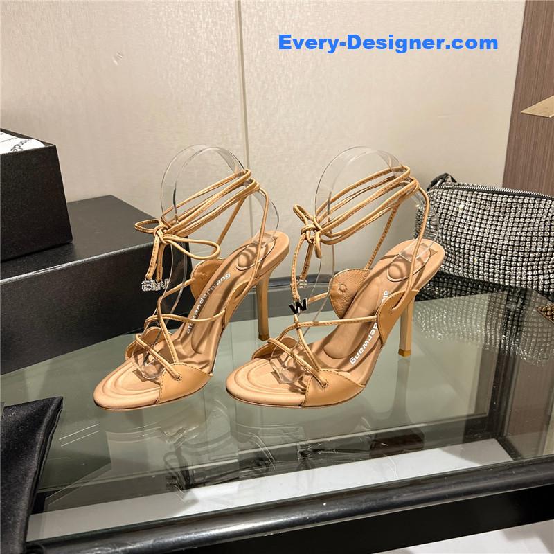 A1exa*der wang metal rhinestone buckle sandals