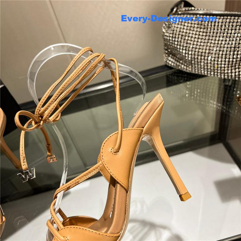 A1exa*der wang metal rhinestone buckle sandals