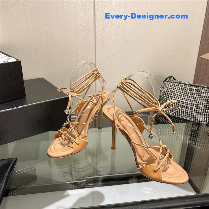 A1exa*der wang metal rhinestone buckle sandals