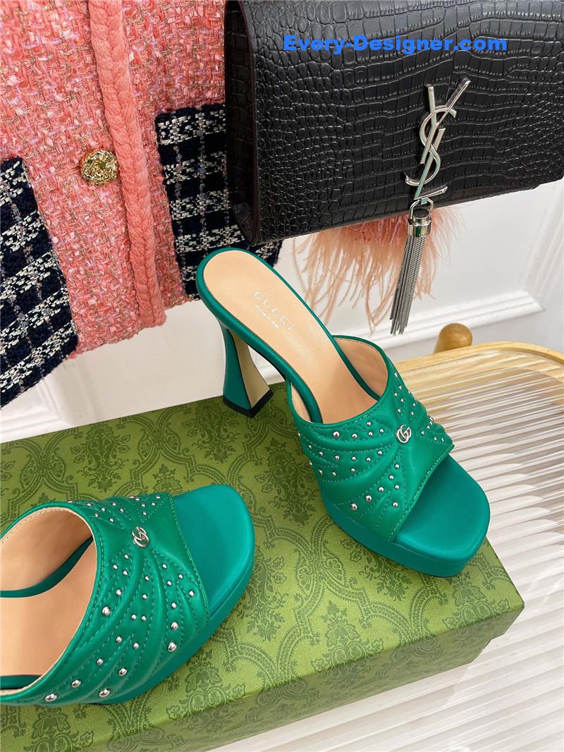 Gvc*1 platform rivets high heels