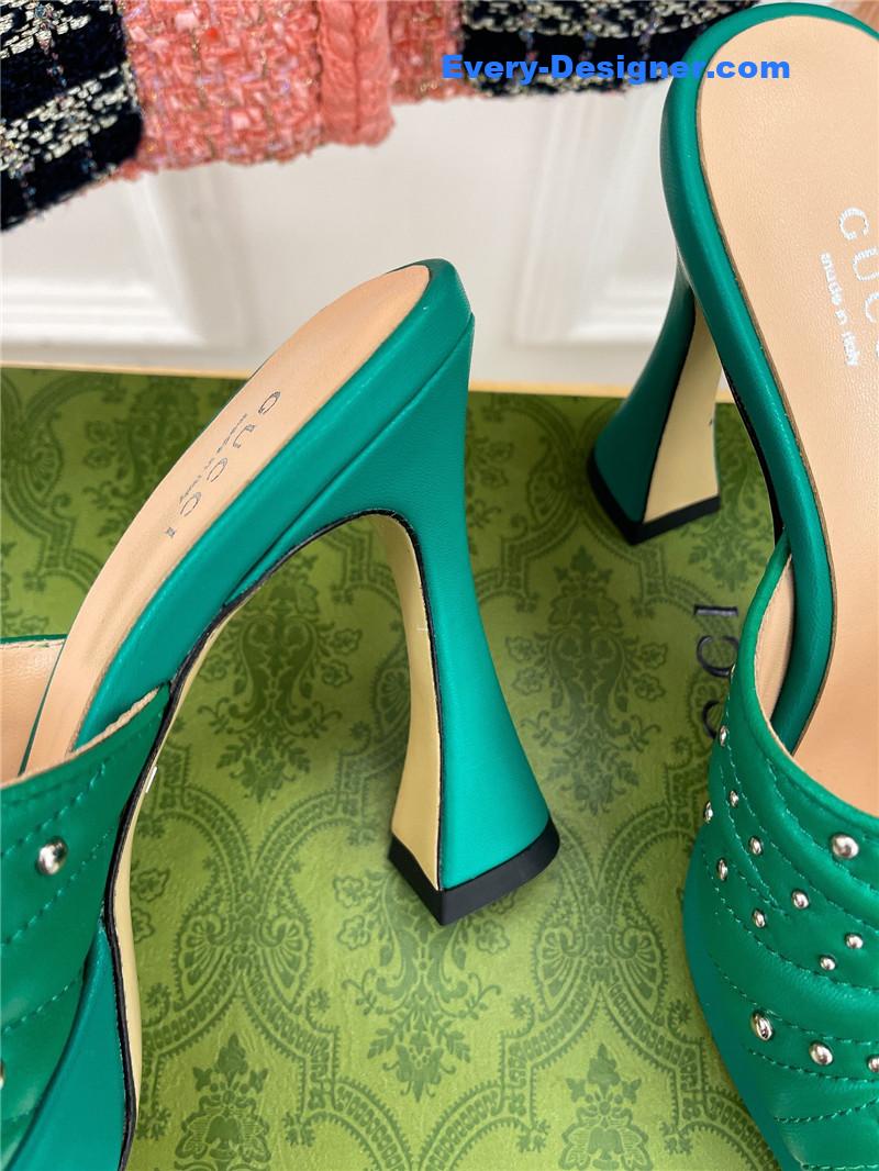 Gvc*1 platform rivets high heels