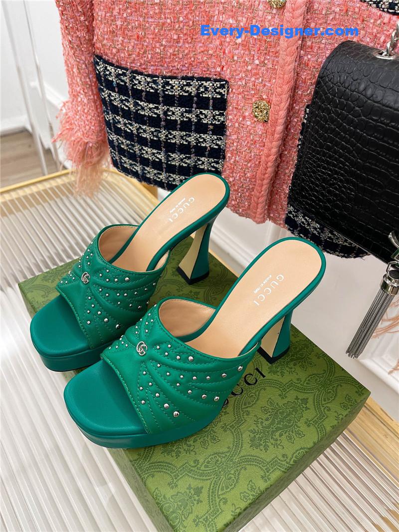 Gvc*1 platform rivets high heels