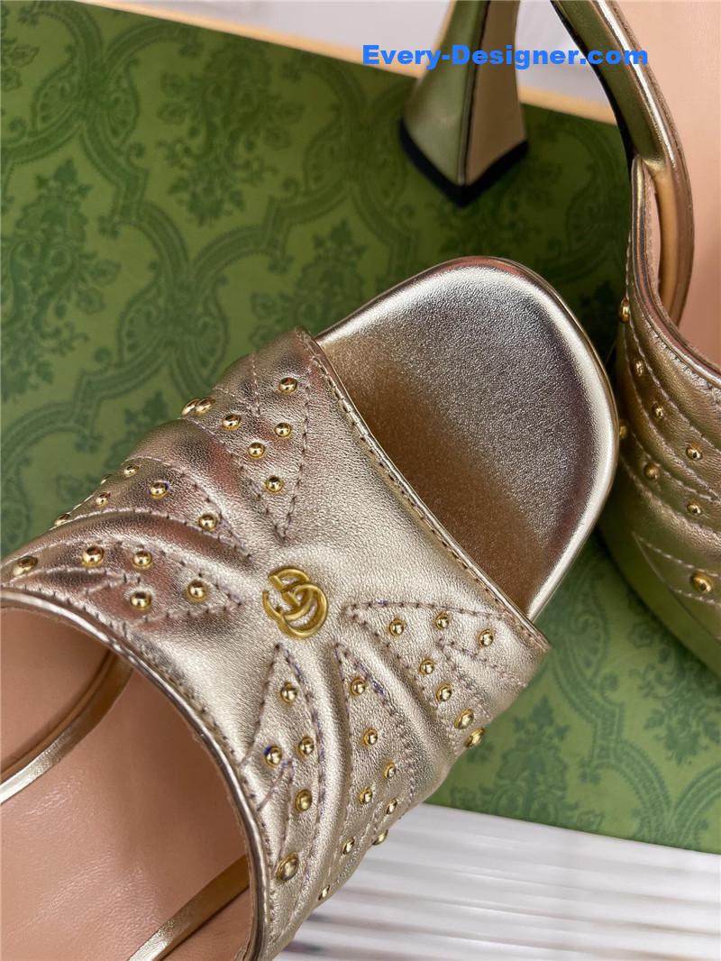 Gvc*1 platform rivets high heels