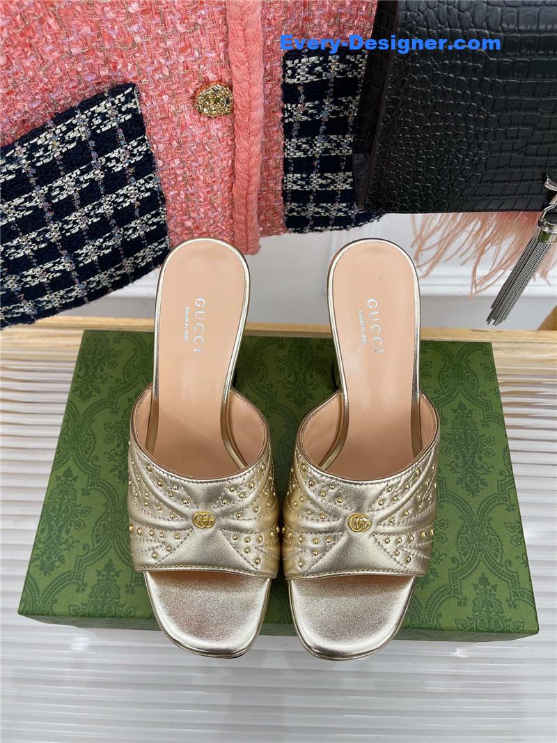 Gvc*1 platform rivets high heels