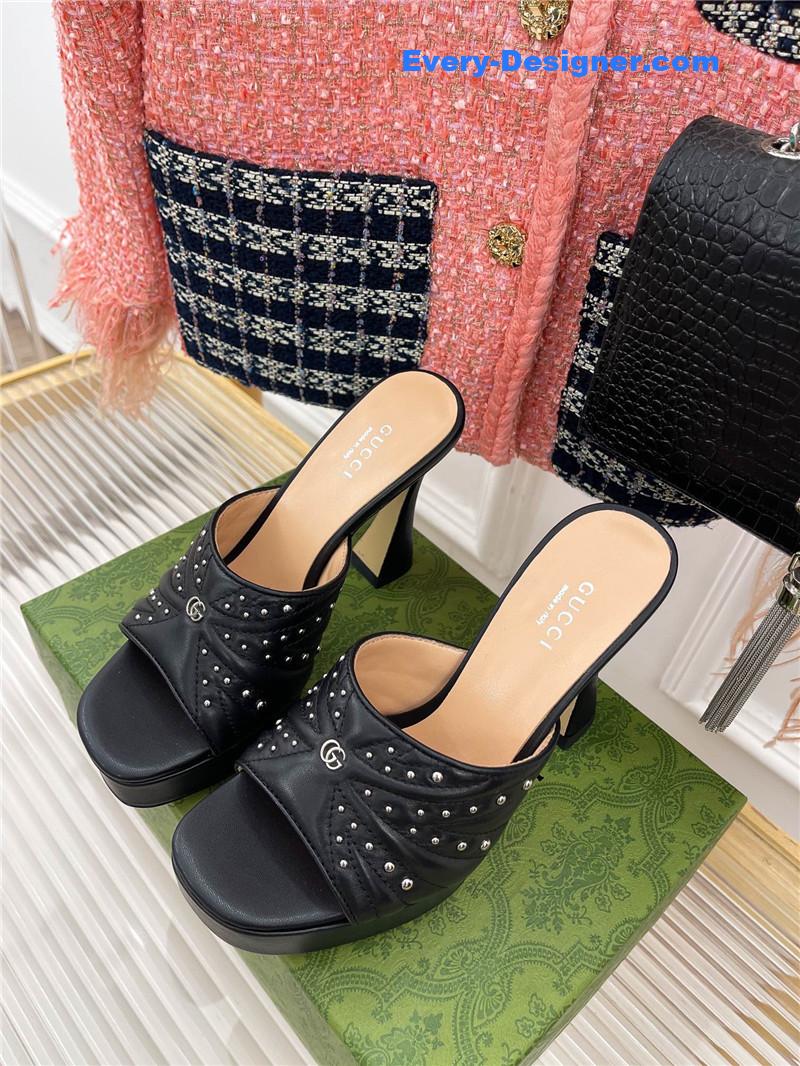 Gvc*1 platform rivets high heels