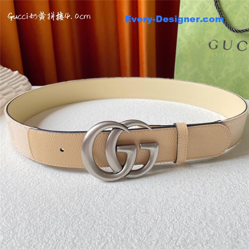 Gucci belt with double G logo buckle