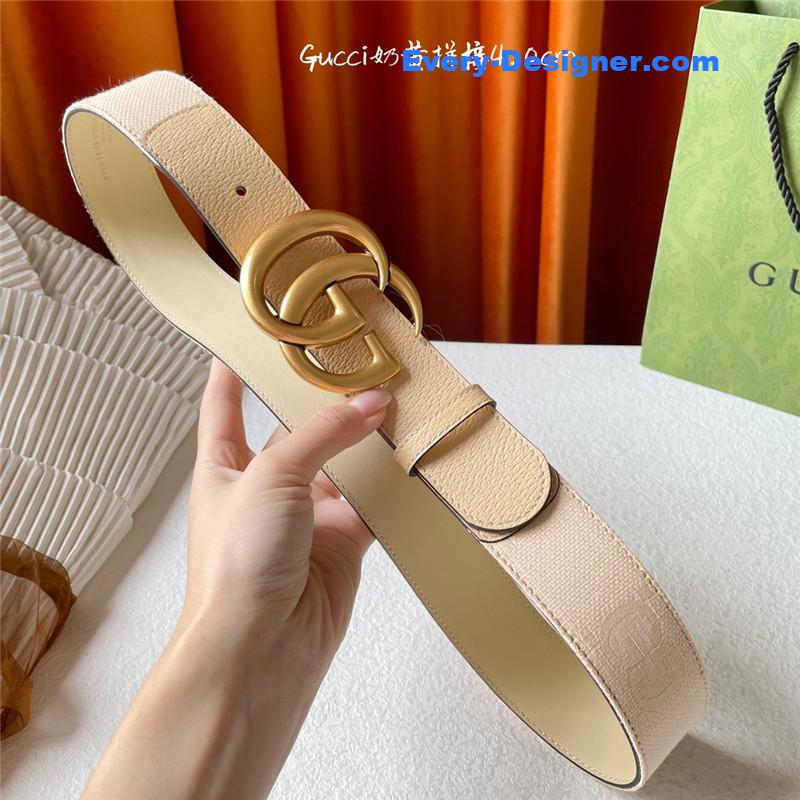 Gvc*1 belt with double g logo buckle