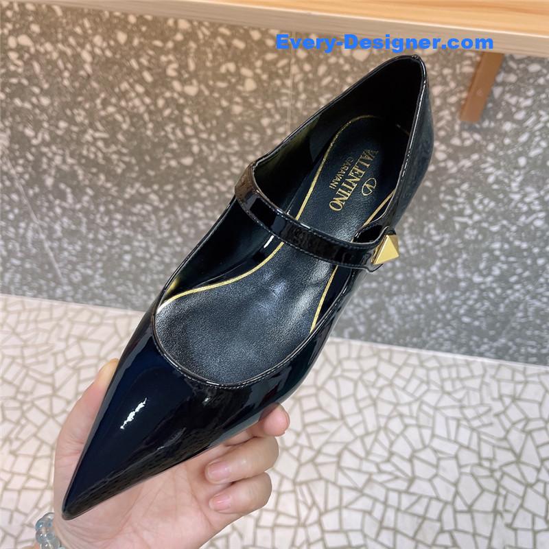 valentino new Mary Jane high-heeled shoes