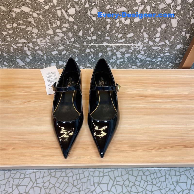 valentino new Mary Jane high-heeled shoes