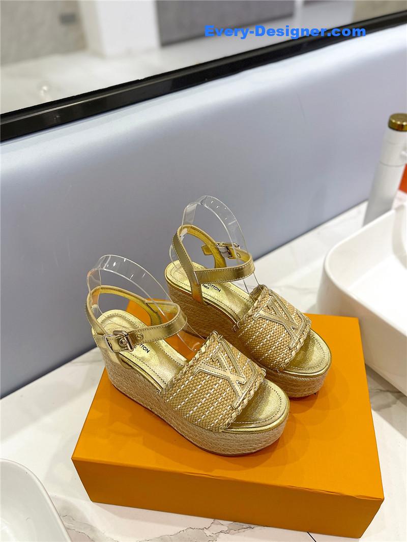 louis vuitton LV platform sandals