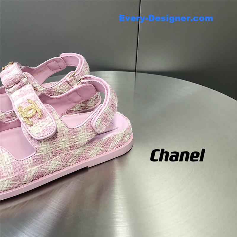 CC wool velcro beach sandals