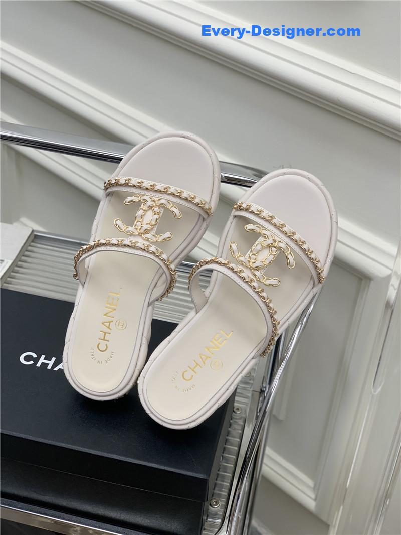 CC new silk sheepskin slippers