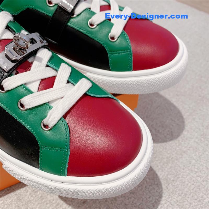 H**me5 british retro design white shoes