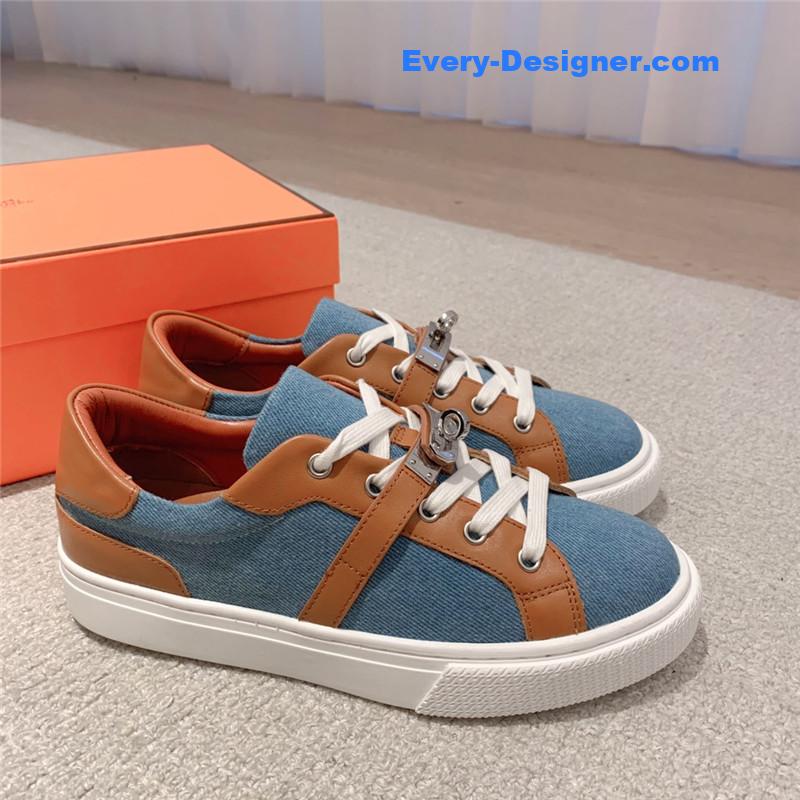 H**me5 british retro design white shoes