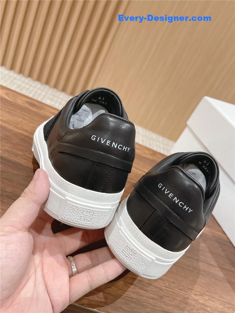 Givenchy Elastic Metal Buckle White Shoes