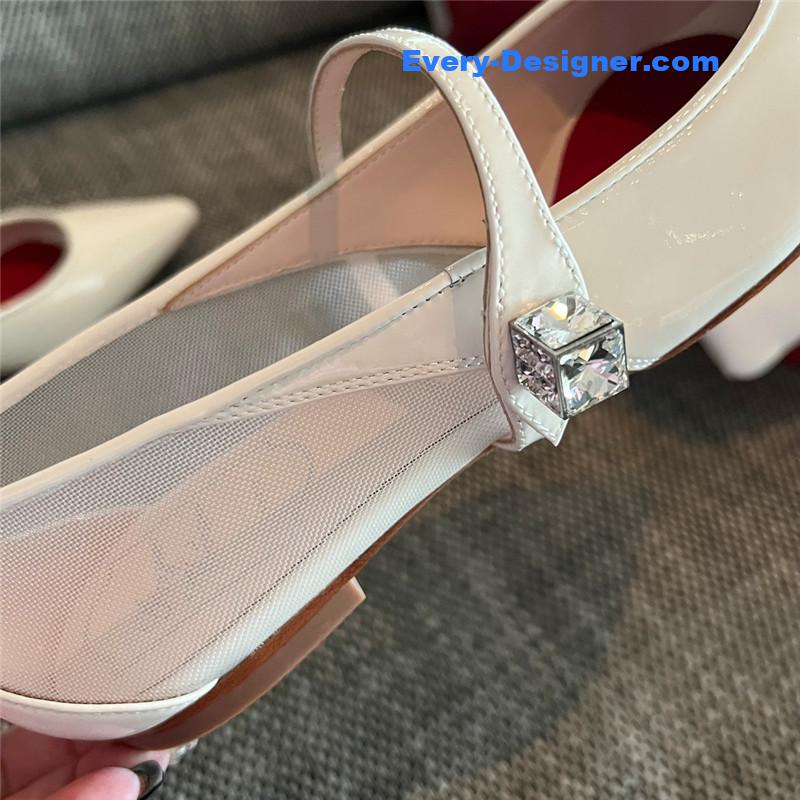Roger vivier new side drill buckle high heels