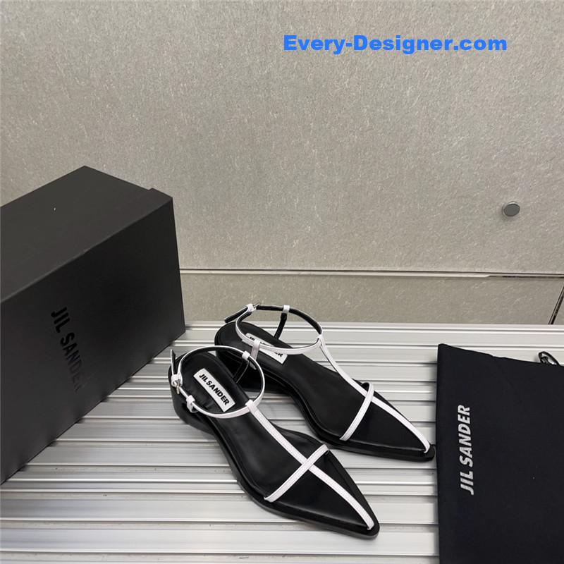 jil sander early spring jil sander flat slippers