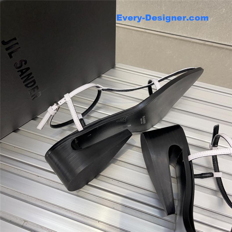 jil sander early spring jil sander flat slippers