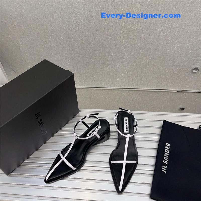 jil sander early spring jil sander flat slippers