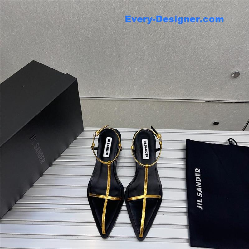 jil sander early spring jil sander flat slippers