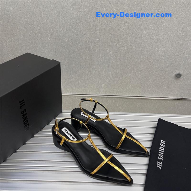 jil sander early spring jil sander flat slippers