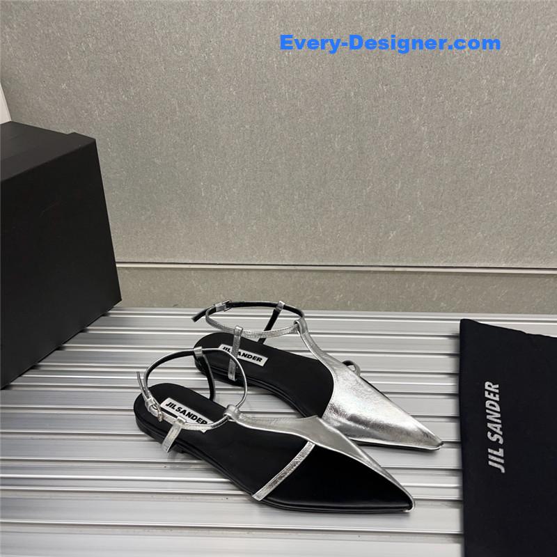 jil sander spring and summer new small high-heeled sandals