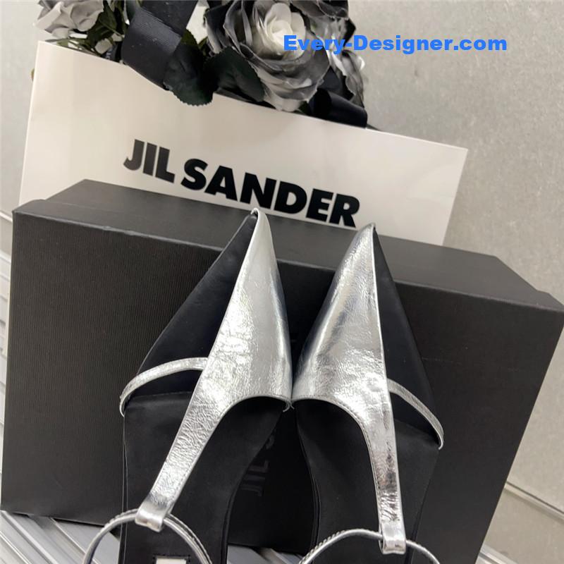 jil sander spring and summer new small high-heeled sandals