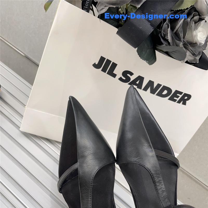 jil sander spring and summer new small high-heeled sandals