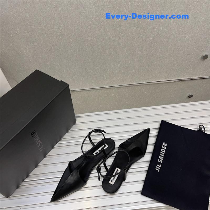 jil sander spring and summer new small high-heeled sandals