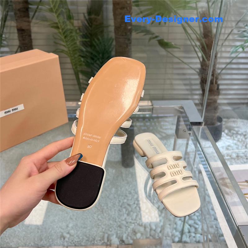 miumiu new flat slippers