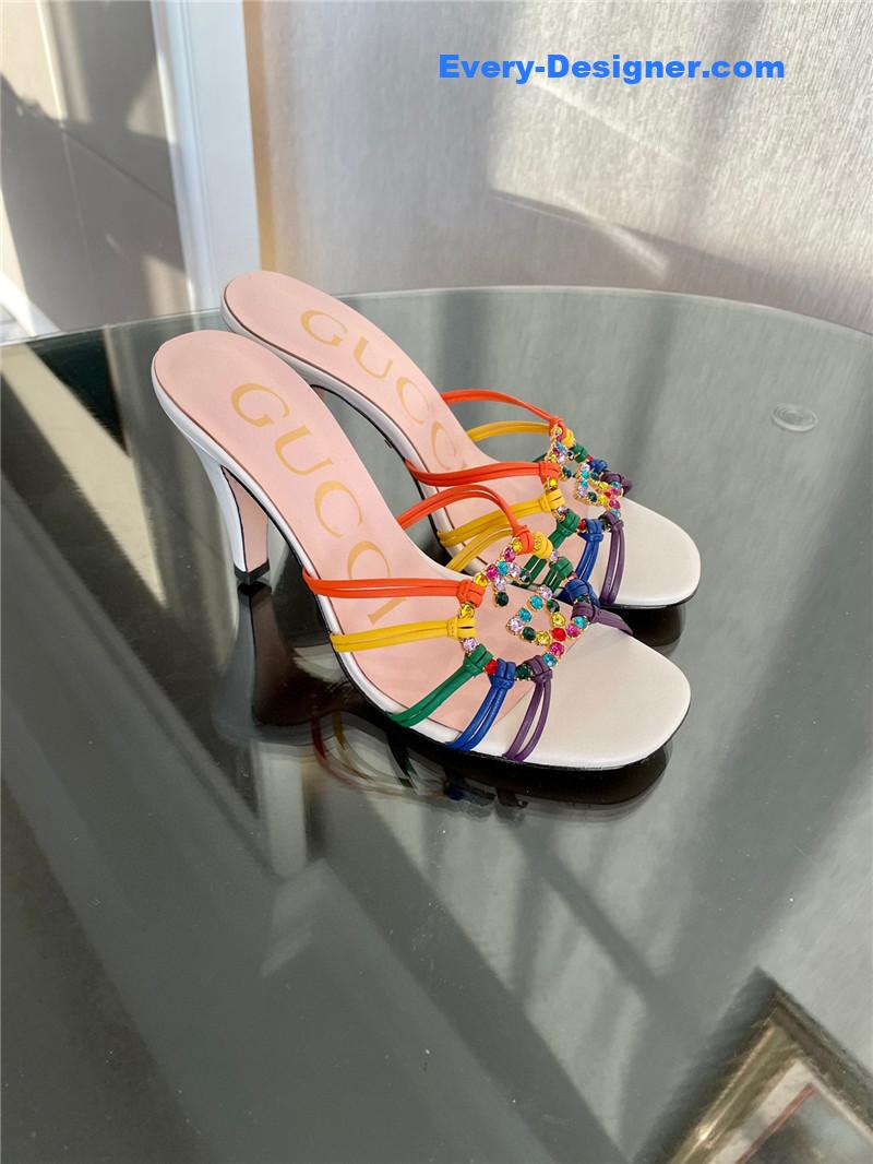 Gvc*1 new crystal embellished sandals and slippers