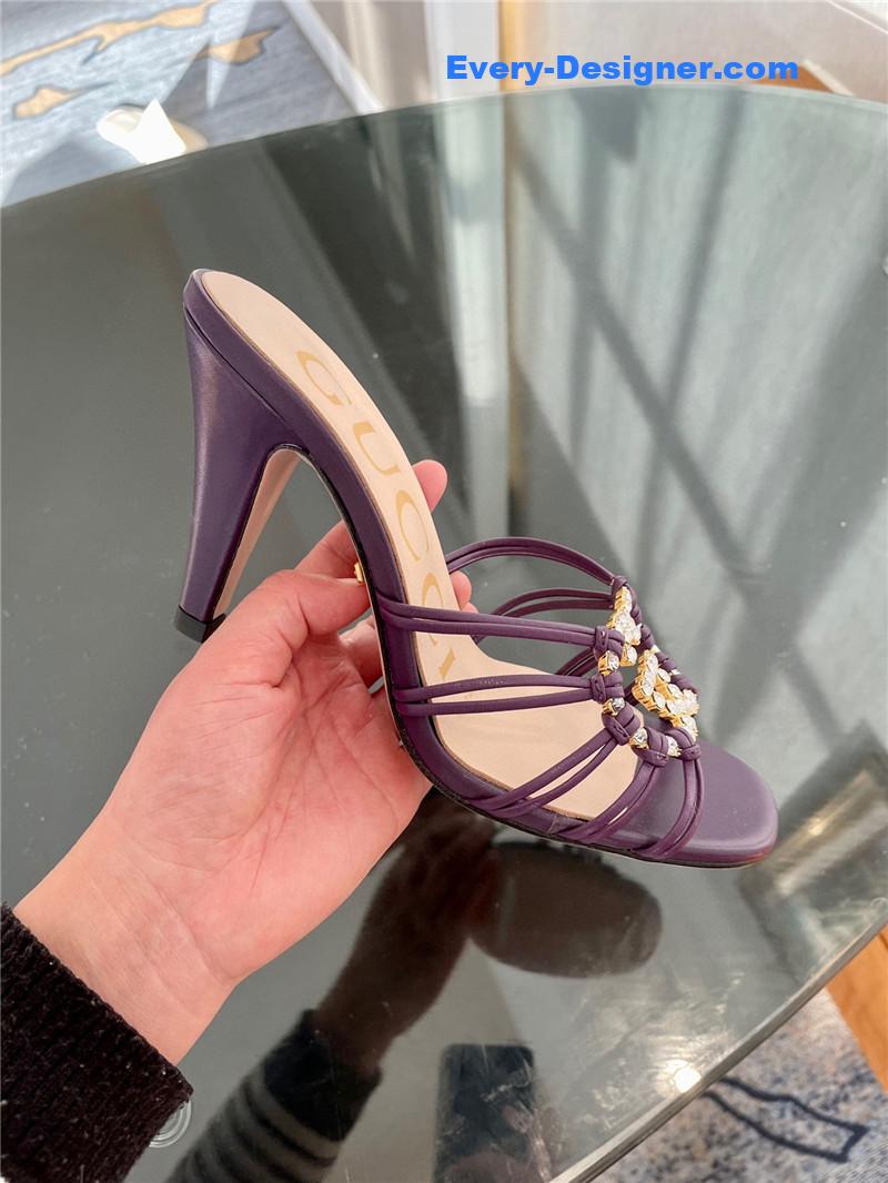 Gvc*1 new crystal embellished sandals and slippers