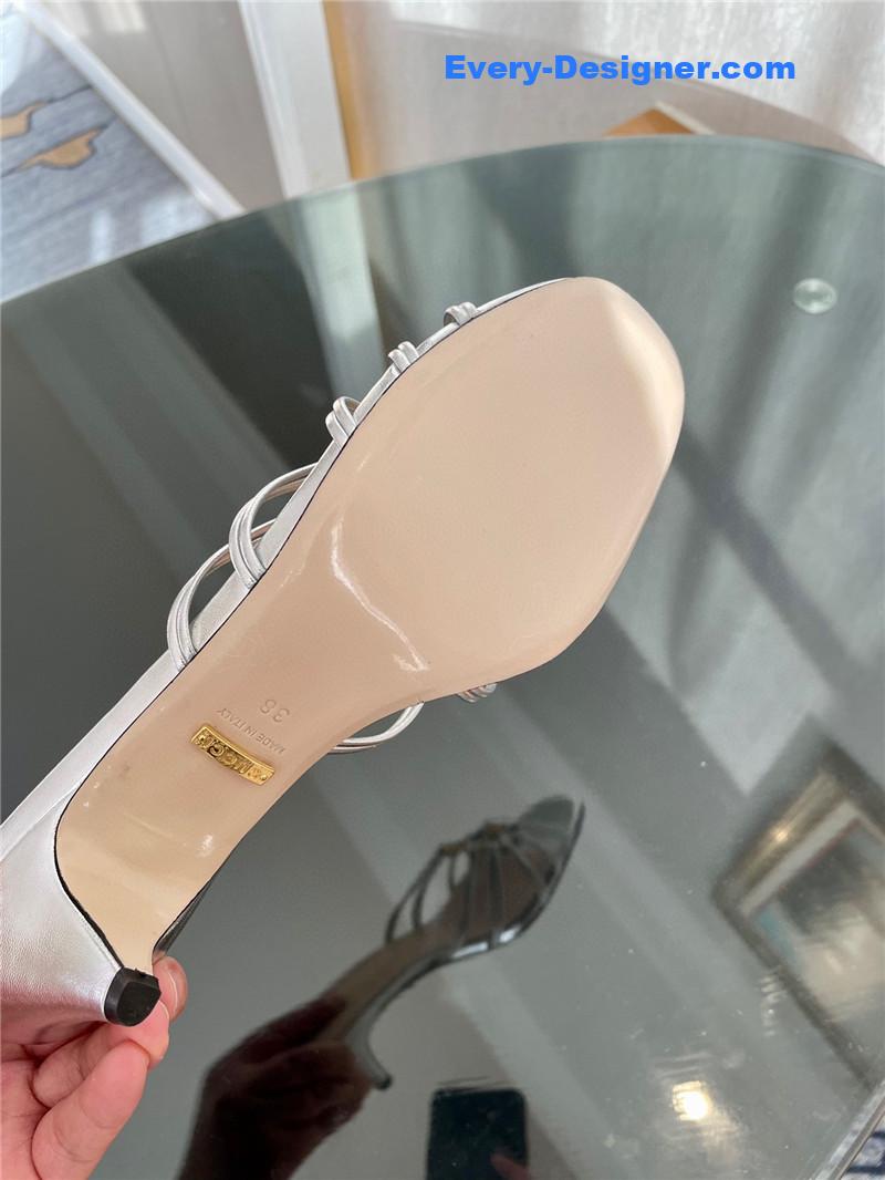 Gucci new crystal embellished sandals and slippers