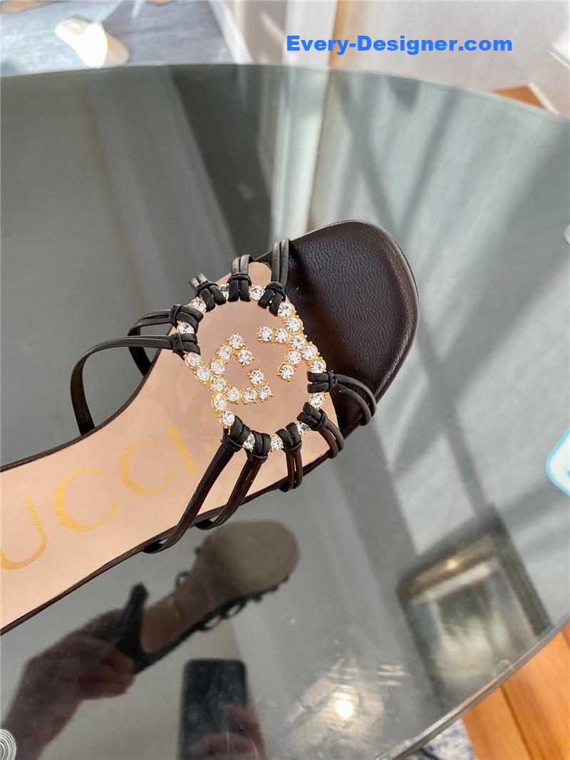 Gvc*1 new crystal embellished sandals and slippers