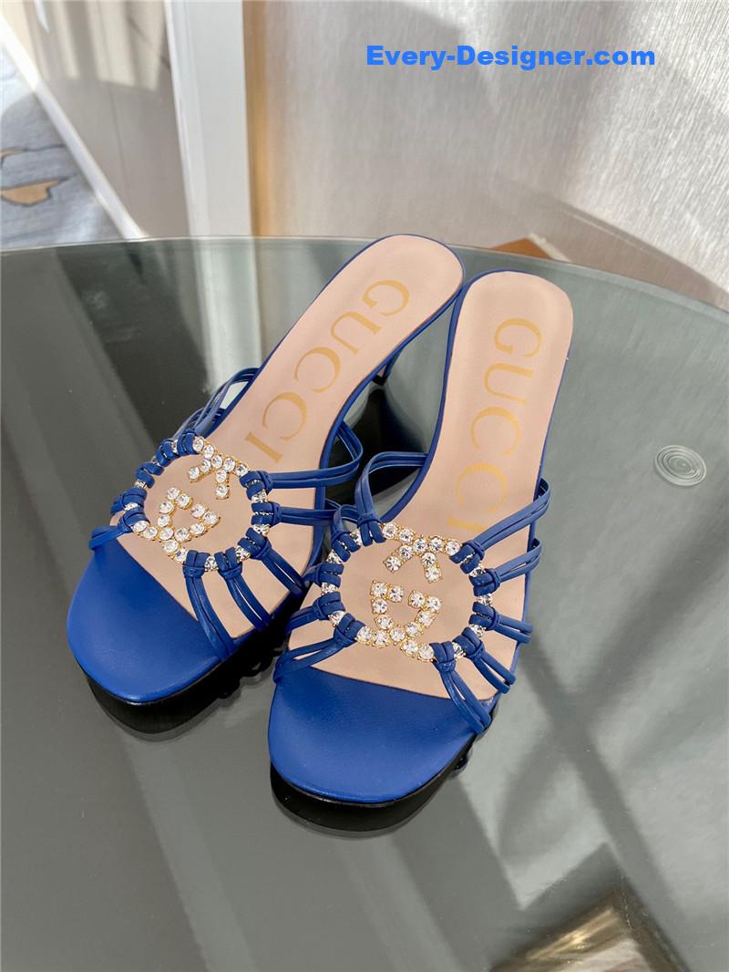 Gvc*1 new crystal embellished sandals and slippers