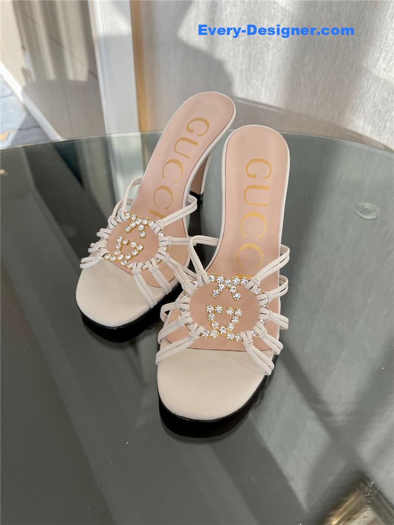 Gvc*1 new crystal embellished sandals and slippers