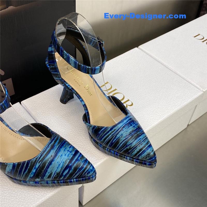 D10r metal buckle platform muller women’s sandals