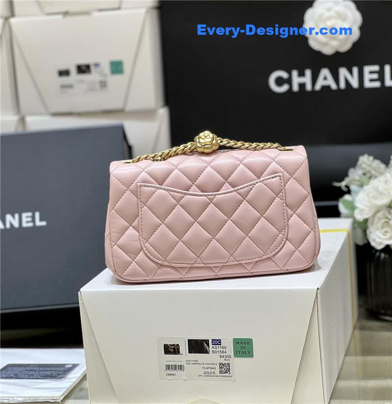 Ch**el cf camellia flap bag