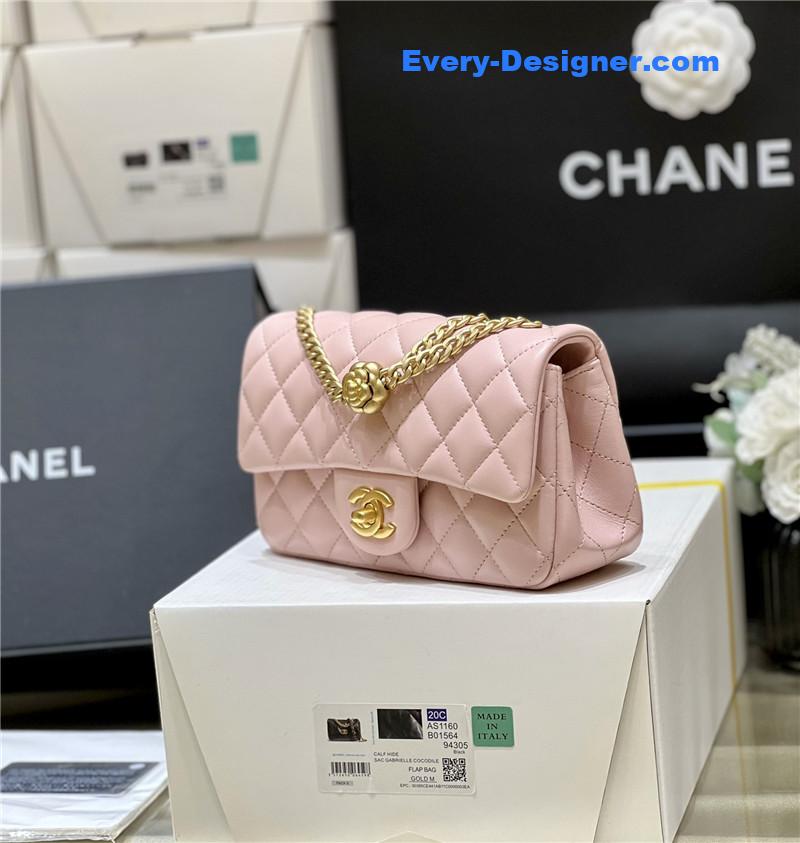 Ch**el cf camellia flap bag