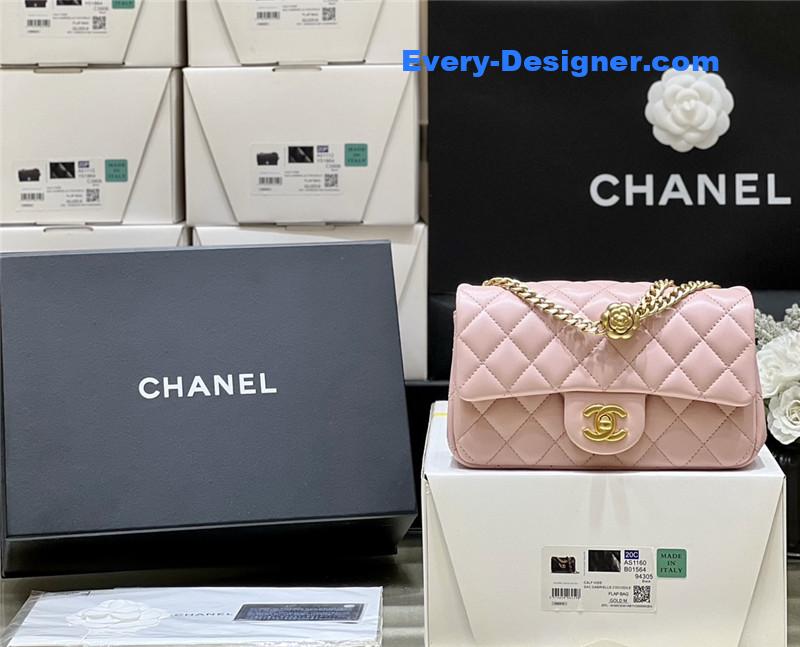 Ch**el cf camellia flap bag