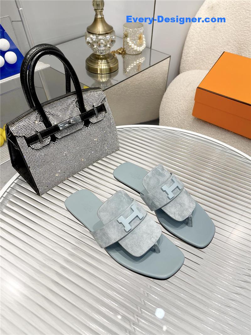 Hermes Classic H Buckle Sandals