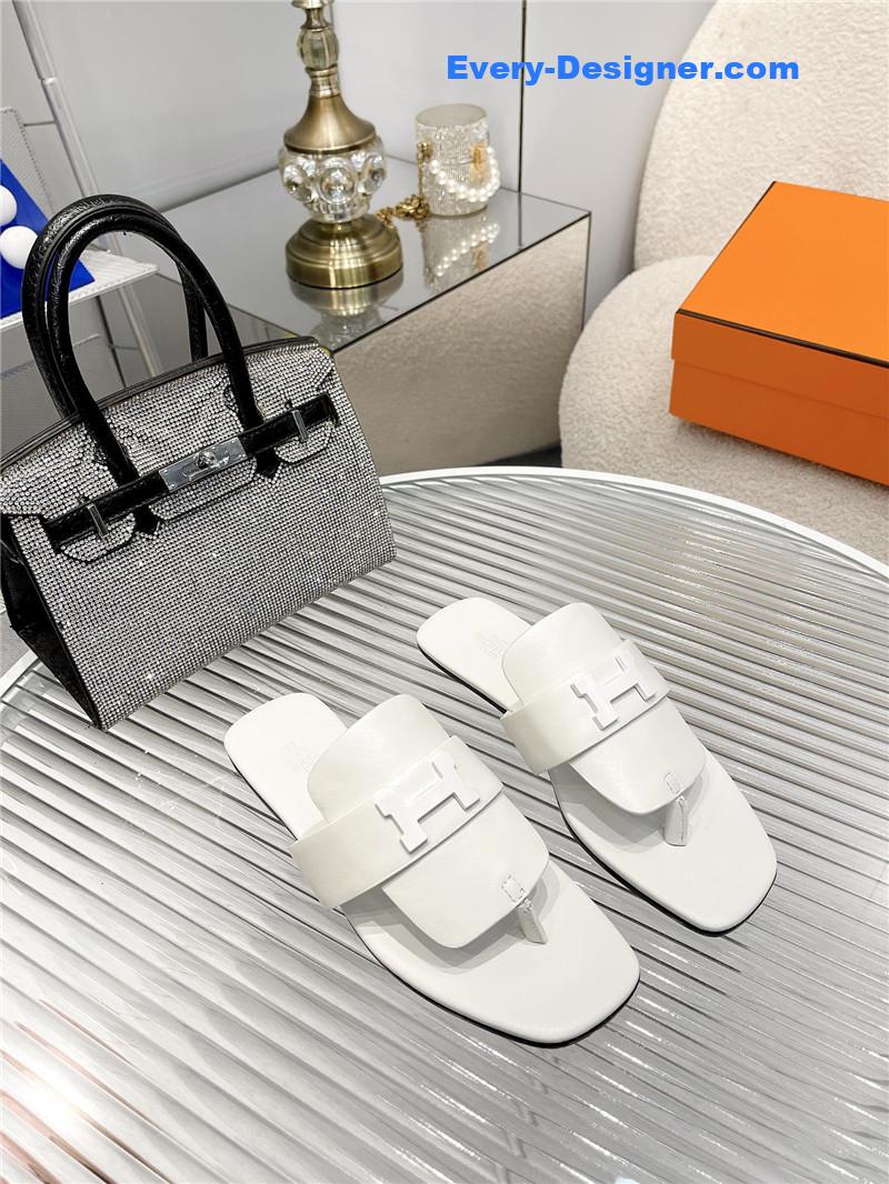 Hermes Classic H Buckle Sandals