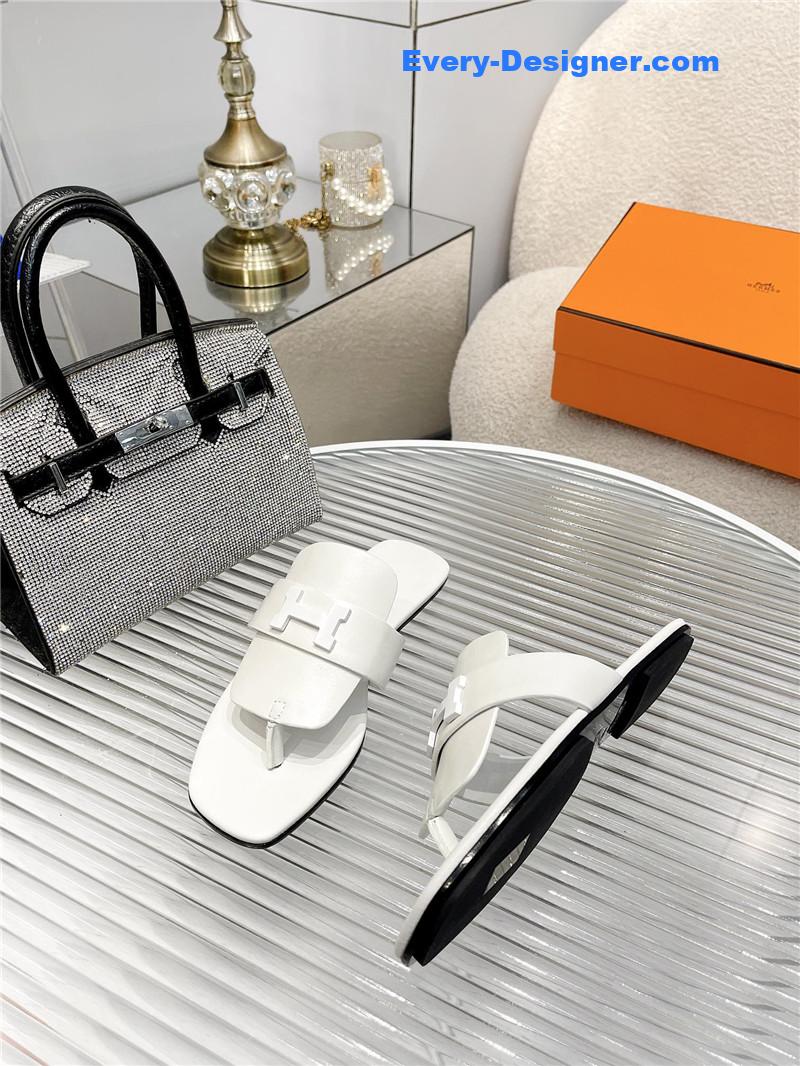 Hermes Classic H Buckle Sandals