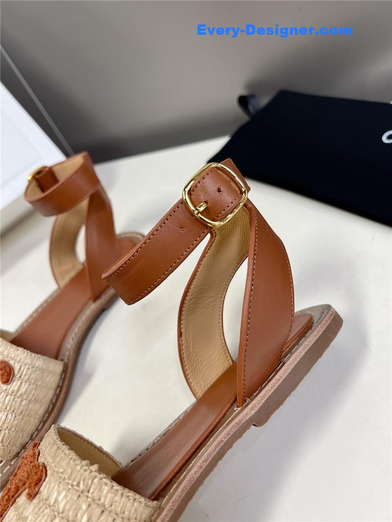 Ce1i*e logo flat sandals